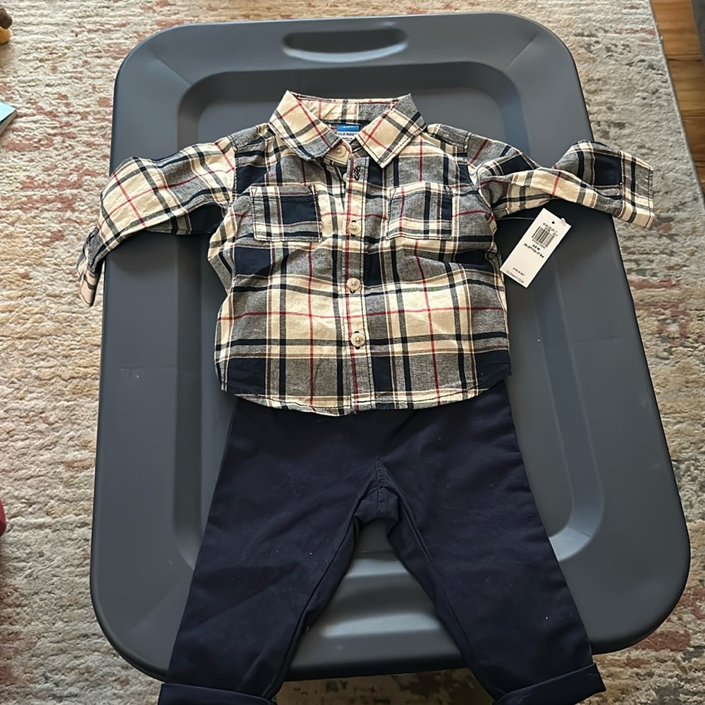 Old Navy boys shirt/pants set